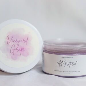 🍇VINEYARD GRAPE all natural handmade Sugar Scrub